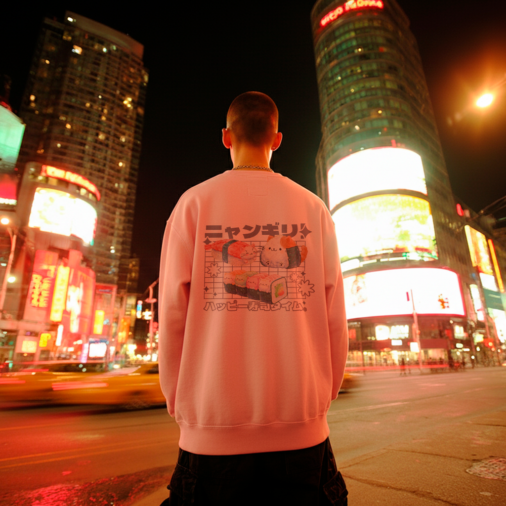 🍣 KAWAII CRITICAL HIT: THE SUSHI CAT CREWNECK 😻