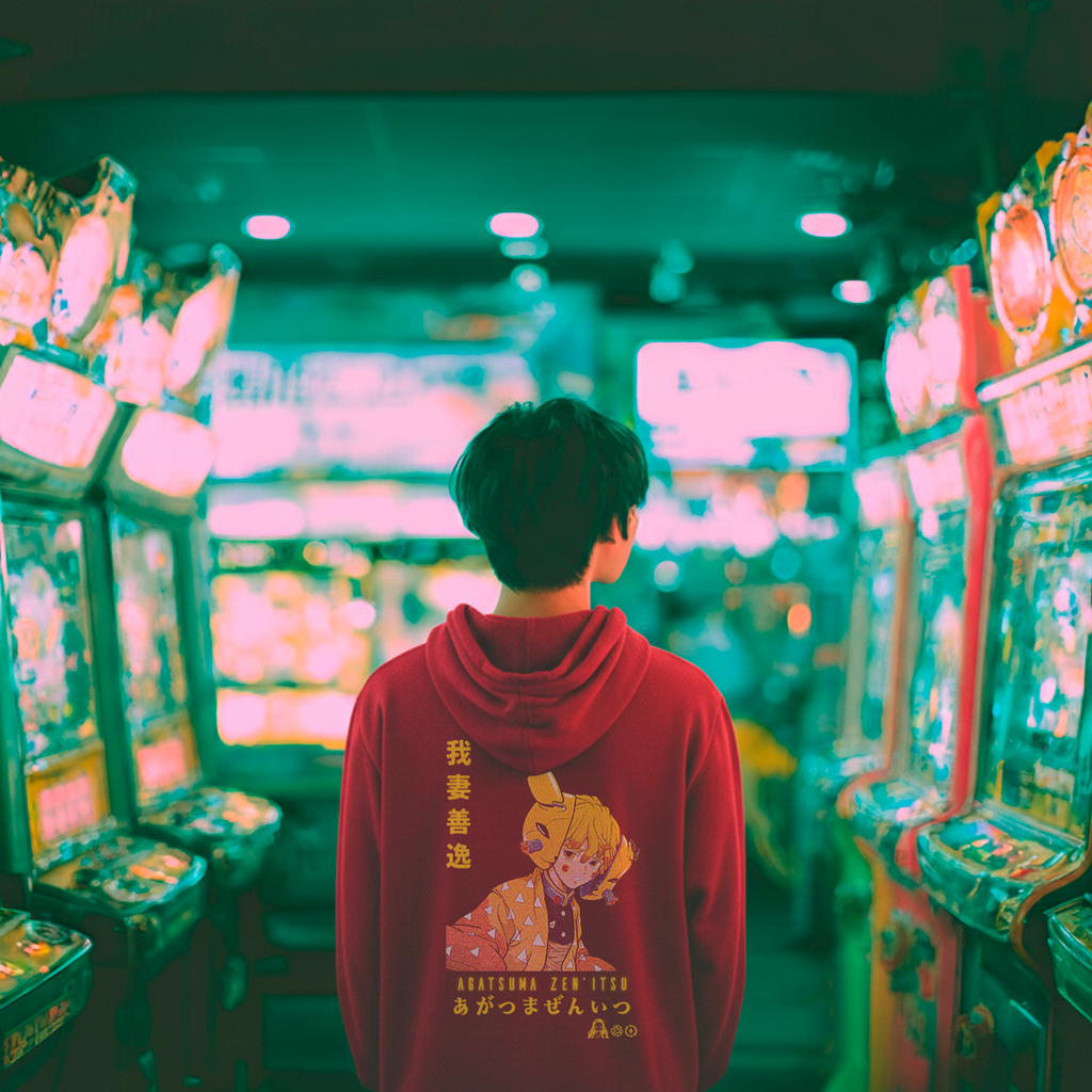 ⚡️Zenitsu Agatsuma Cyber-Strike Style Hoodie⚡️