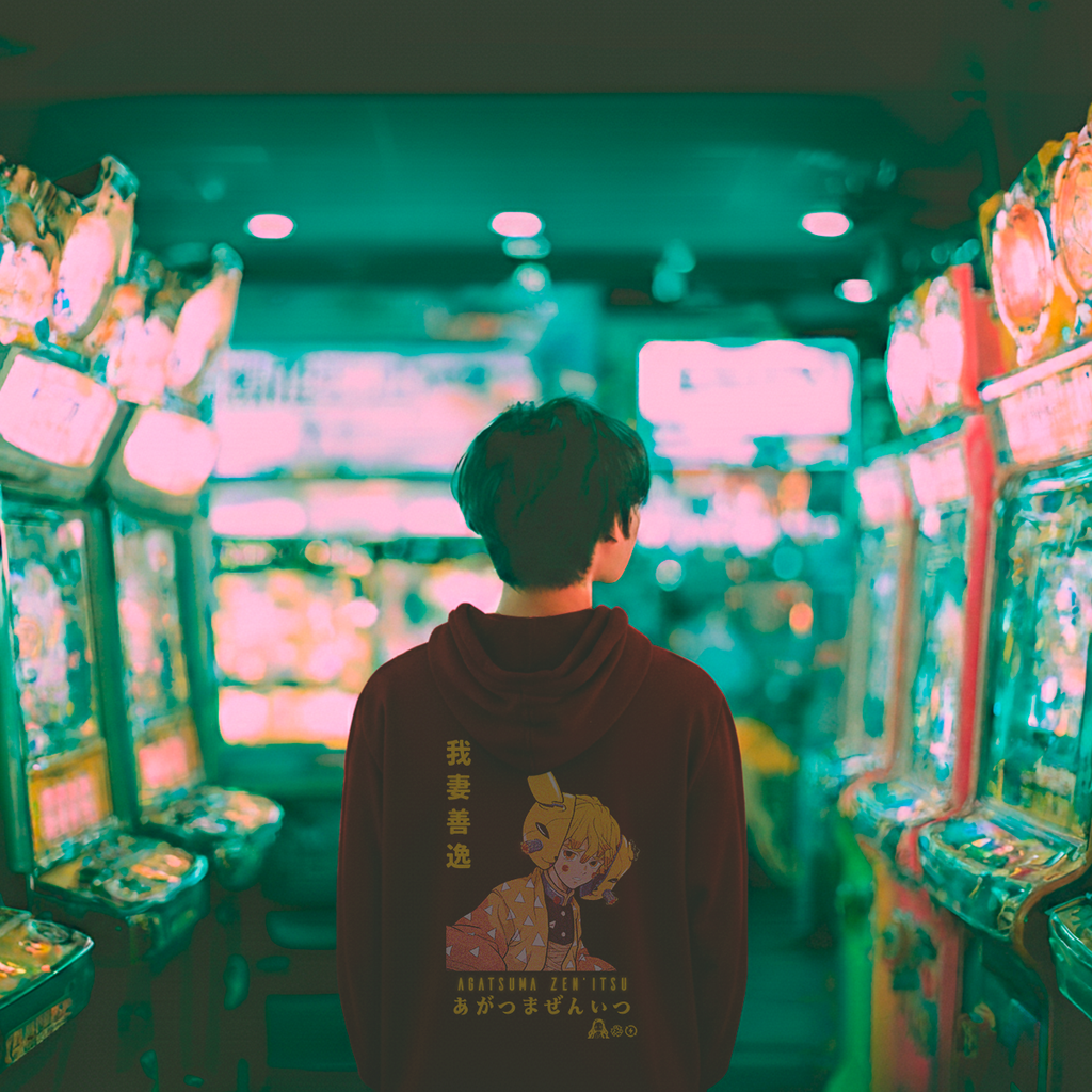 ⚡️Zenitsu Agatsuma Cyber-Strike Style Hoodie⚡️