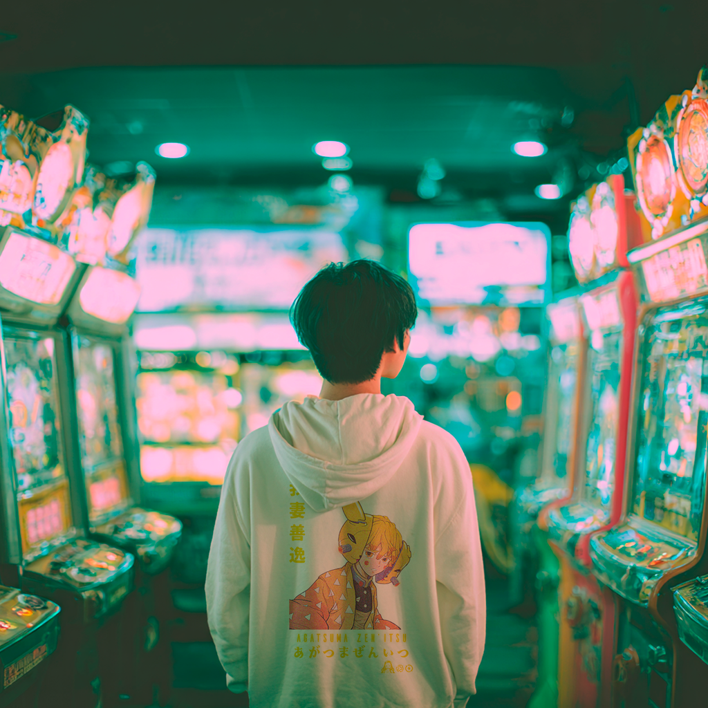 ⚡️Zenitsu Agatsuma Cyber-Strike Style Hoodie⚡️